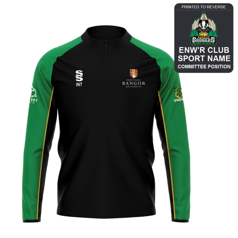 Bangor University - Basketball Mens - 1/4 Performance Top - Unisex Fit