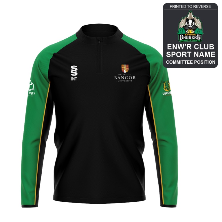 Bangor University - Basketball Mens - 1/4 Performance Top - Unisex Fit