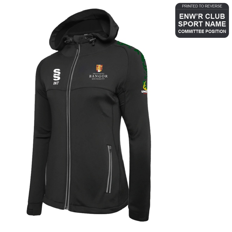 Bangor University - Basketball Womens - Dual Full Zip Hoody - Women's Fit