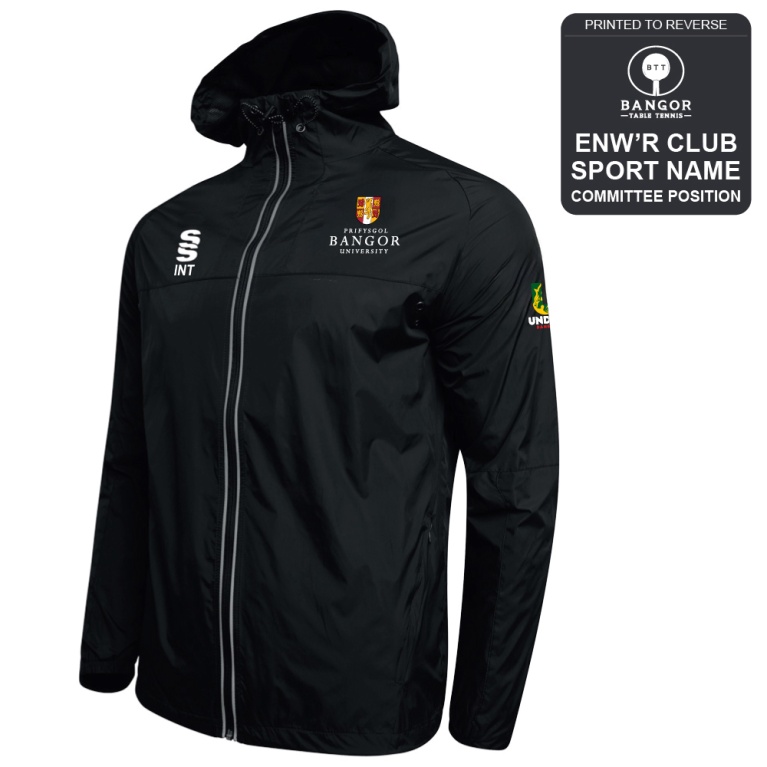 Bangor University - Table Tennis - Dual Full Zip Training Jacket - Unisex Fit