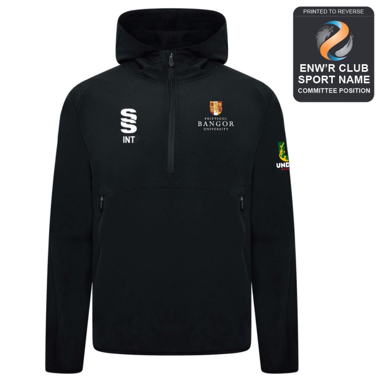 Bangor University - Tai Chi - Dual Elite 1/4 Zip Hoody / Rain Jacket - Unisex Fit