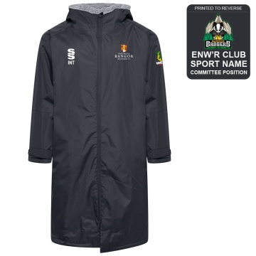 Bangor University - Basketball Mens - Active Thermal Fleece Robe - Unisex Fit