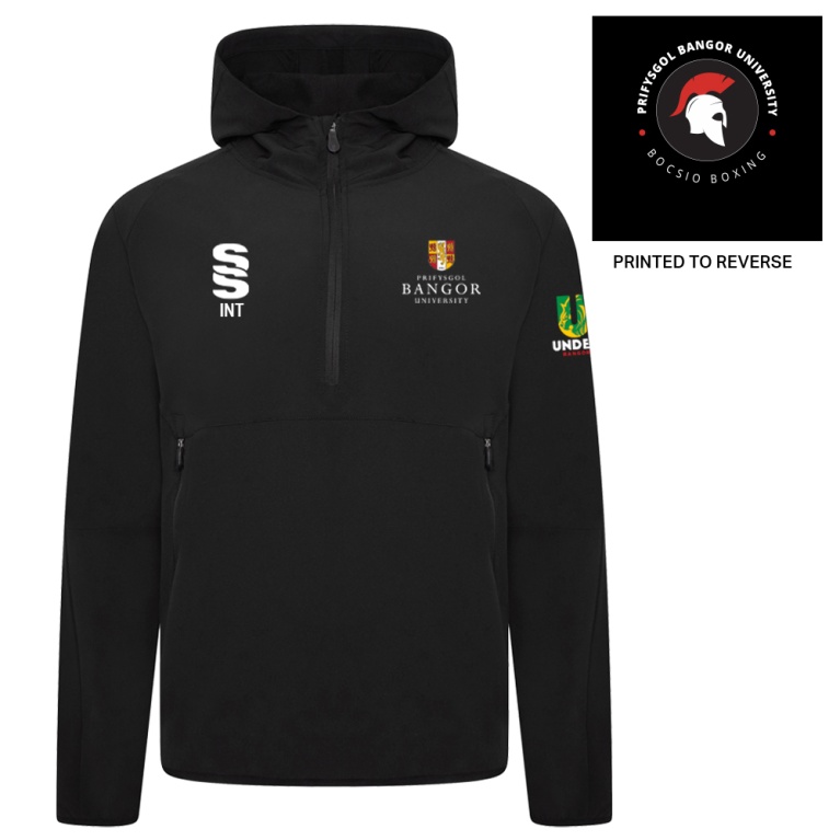 Bangor University - Boxing - Dual Elite 1/4 Zip Hoody / Rain Jacket