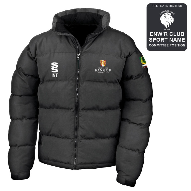Bangor University - Rugby League - Holkham Down Feel Jacket - Unisex Fit