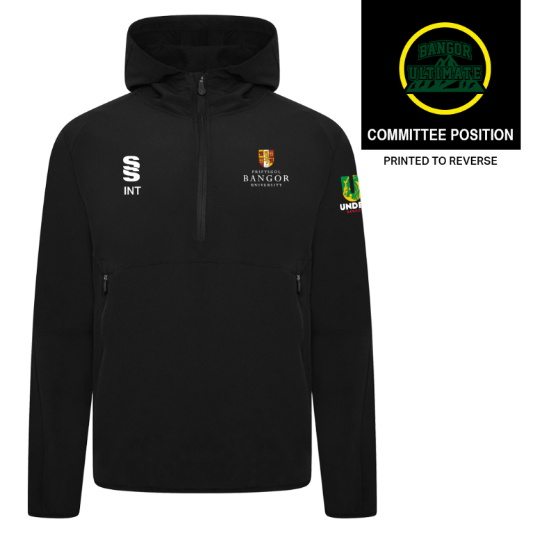 Bangor University - Ultimate Frisbee - Dual Elite 1/4 Zip Hoody / Rain Jacket