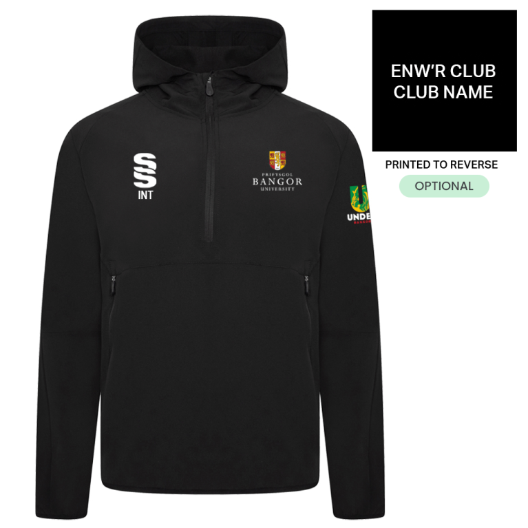 Bangor University - Dual Elite 1/4 Zip Hoody / Rain Jacket