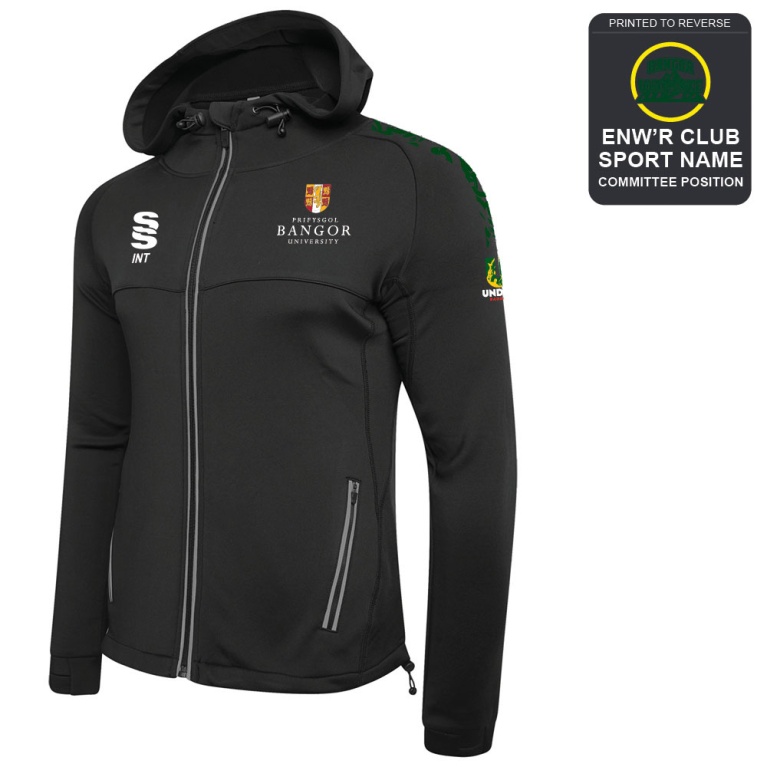 Bangor University - Ultimate Frisbee - Dual Full Zip Hoody - Unisex Fit