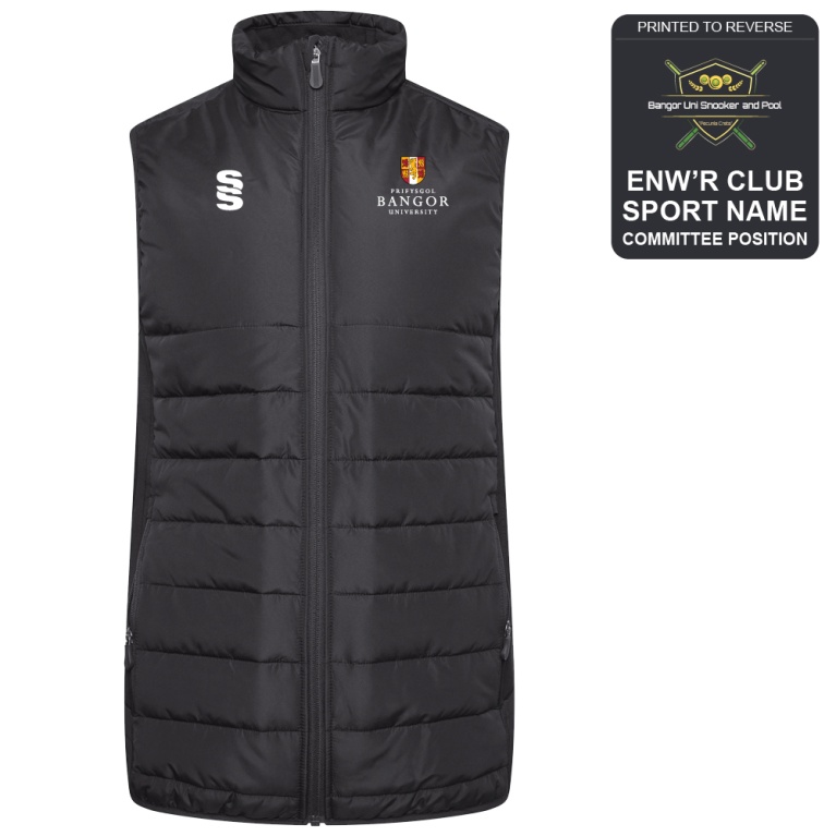 Bangor University - Snooker & Pool - Active Gilet - Unisex Fit