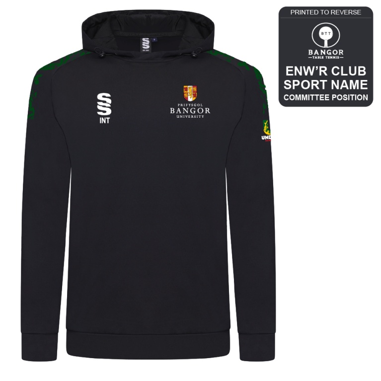 Bangor University - Table Tennis - Active Hoody - Unisex Fit