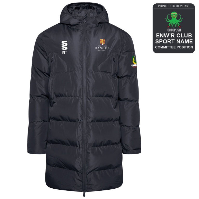 Bangor University - Octopush - Active Long Padded Jacket - Unisex Fit