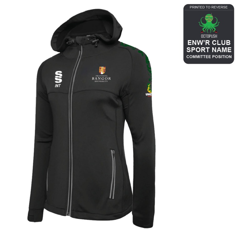 Bangor University - Octopush - Dual Full Zip Hoody - Women's Fit