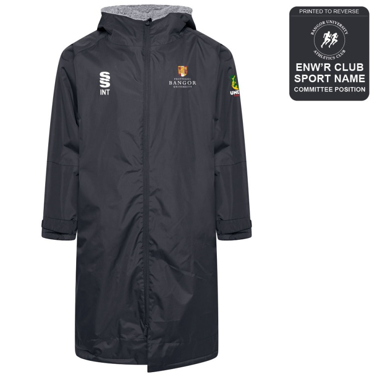 Bangor University - Athletics - Active Thermal Fleece Robe - Unisex Fit
