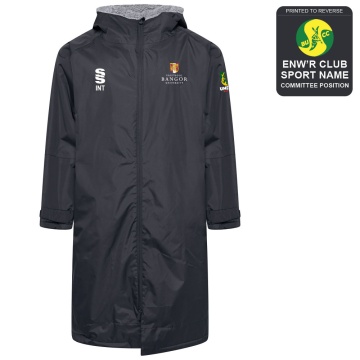 Bangor University - Canoe - Active Thermal Fleece Robe - Unisex Fit