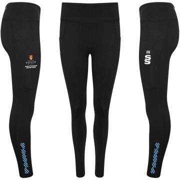Technical Team - Performance Full Length Leggings : Black