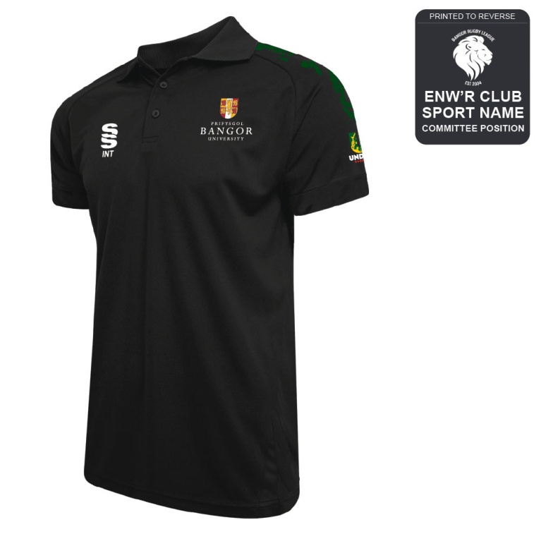 Bangor University - Rugby League - Dual Solid Colour Polo - Women's Fit