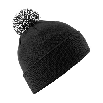 Bangor University - GeogSoc - Beanie - Black/White