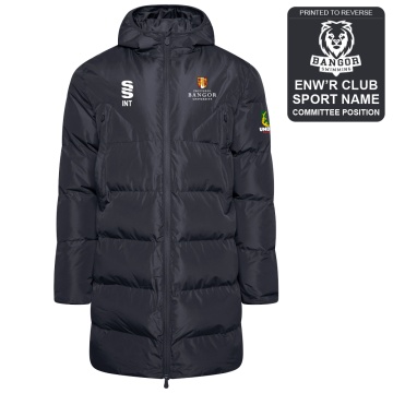 Bangor University - Swimming - Active Long Padded Jacket - Unisex Fit