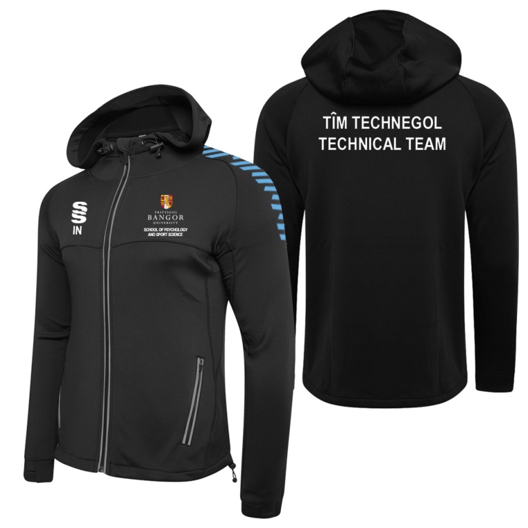 Technical Team - Women's Dual Full Zip Hoody : Black