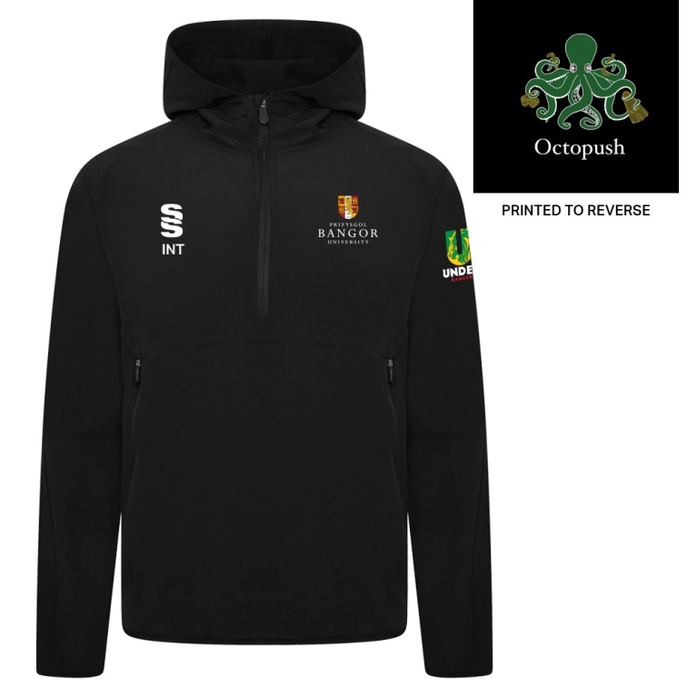 Bangor University - Octopush - Dual Elite 1/4 Zip Hoody / Rain Jacket