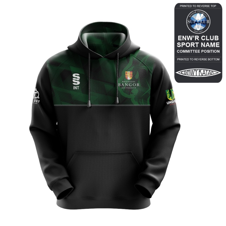 Bangor University - Paddle Boarding - Overhead Hoody - Unisex Fit