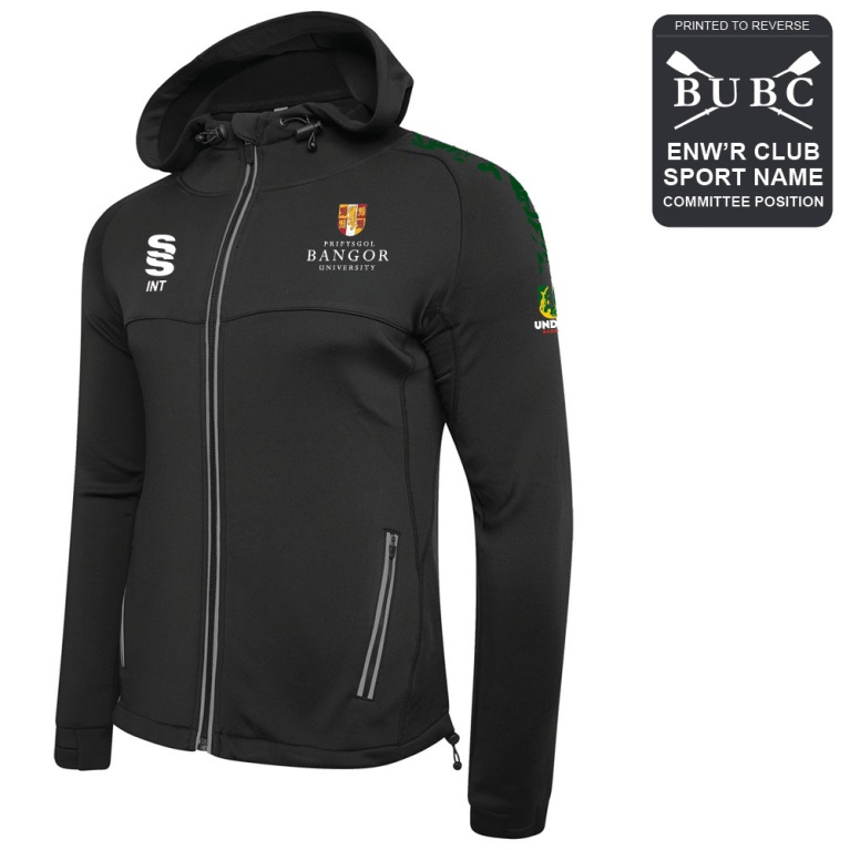 Bangor University - Rowing - Dual Full Zip Hoody - Unisex Fit
