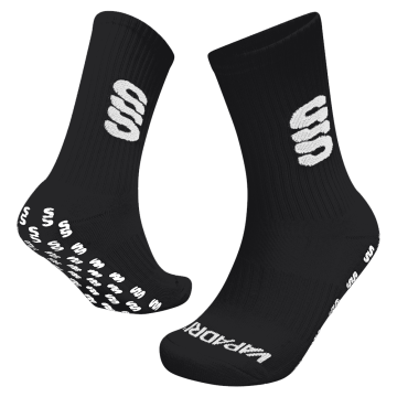 Bangor University - Quarter Gripper Sock - Black