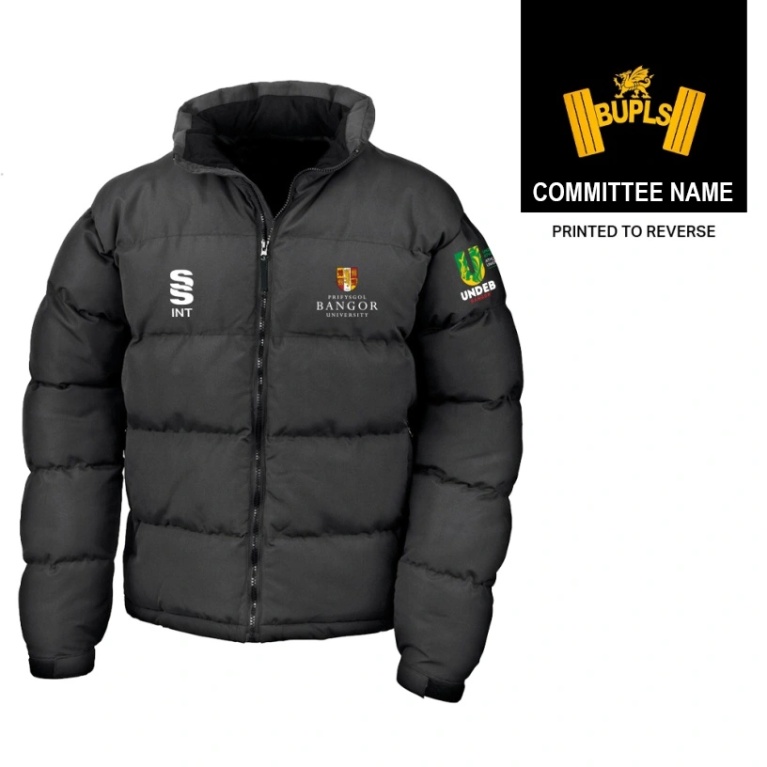 Bangor University - Powerlifting - Mens Holkham Down Feel Jacket