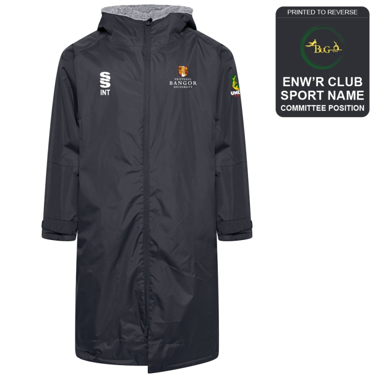 Bangor University - Gymnastics - Active Thermal Fleece Robe - Unisex Fit