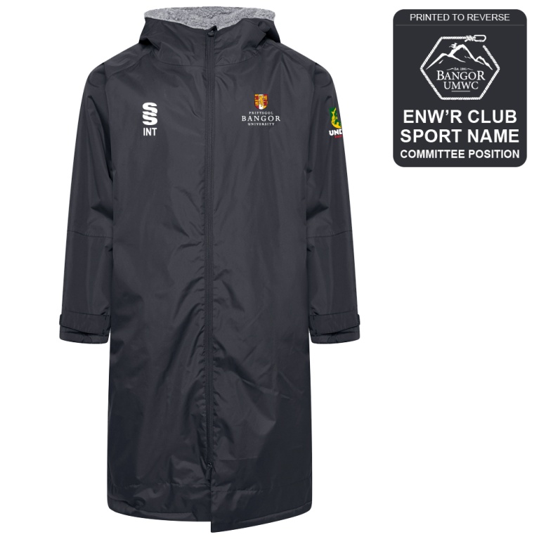 Bangor University - Mountain Walking - Active Thermal Fleece Robe - Unisex Fit