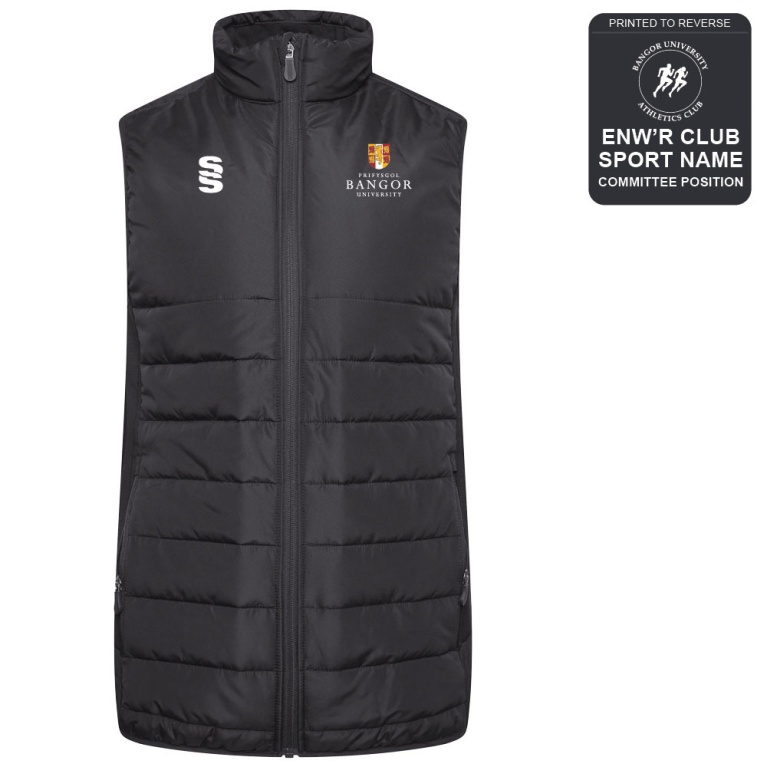 Bangor University - Athletics - Active Gilet - Unisex Fit
