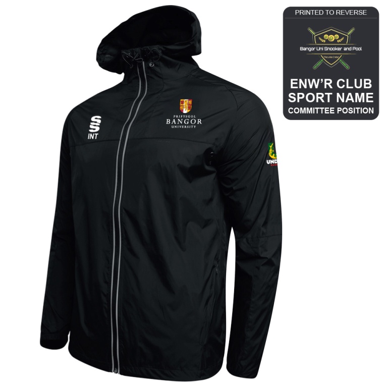 Bangor University - Snooker & Pool - Dual Full Zip Training Jacket - Unisex Fit