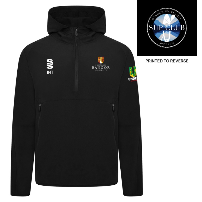 Bangor University - Paddleboarding - Dual Elite 1/4 Zip Hoody / Rain Jacket