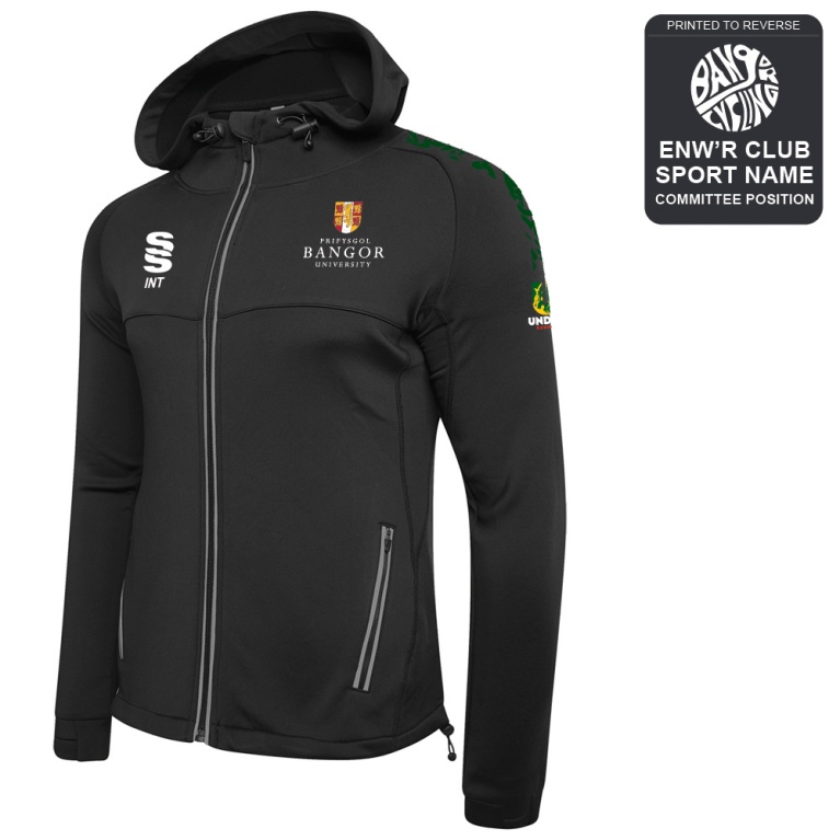 Bangor University - Cycling - Dual Full Zip Hoody - Unisex Fit
