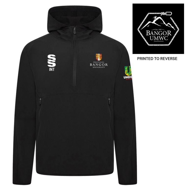 Bangor University - UMWC - Dual Elite 1/4 Zip Hoody / Rain Jacket