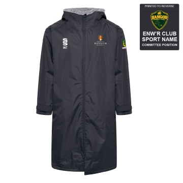 Bangor University - Women's Futsal - Active Thermal Fleece Robe - Unisex Fit