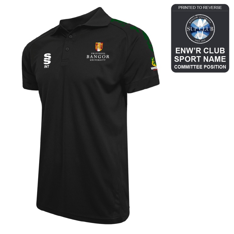 Bangor University - Paddle Boarding - Dual Solid Colour Polo - Women's Fit