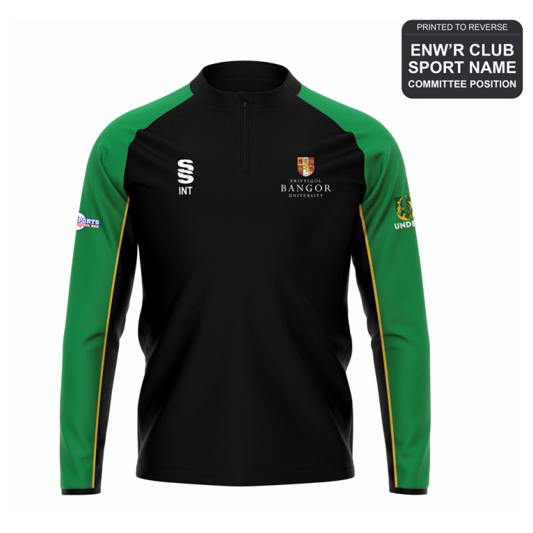 Bangor University - Football Mens - 1/4 Performance Top - Unisex Fit