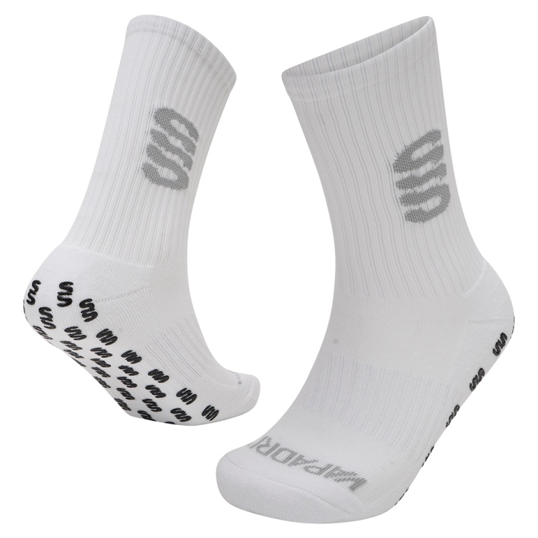 Bangor University - Quarter Gripper Sock - White