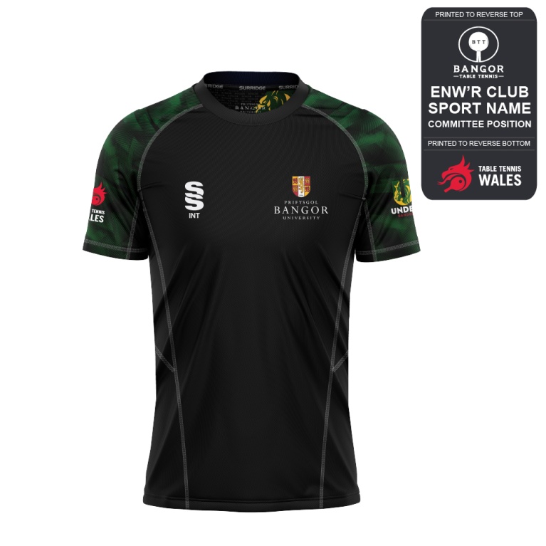 Bangor University - Table Tennis - Training Shirt - Women's Fit