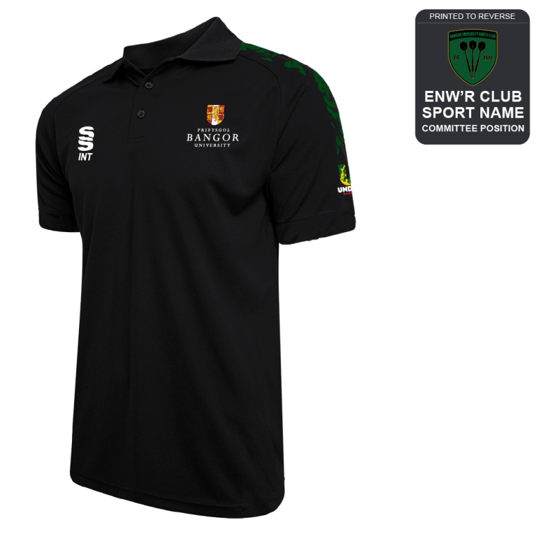 Bangor University - Darts - Dual Solid Colour Polo - Unisex Fit