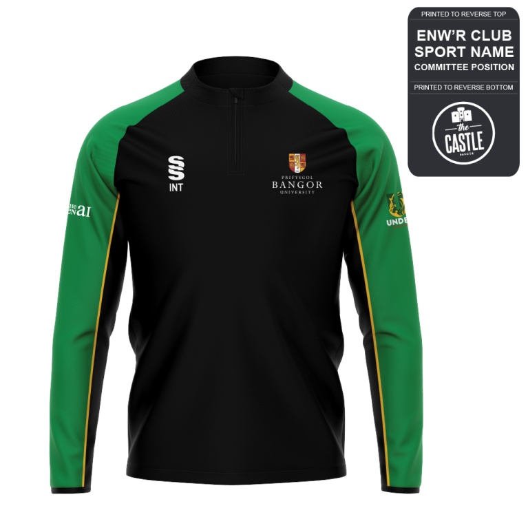 Bangor University - Hockey Mens - 1/4 Performance Top - Unisex Fit